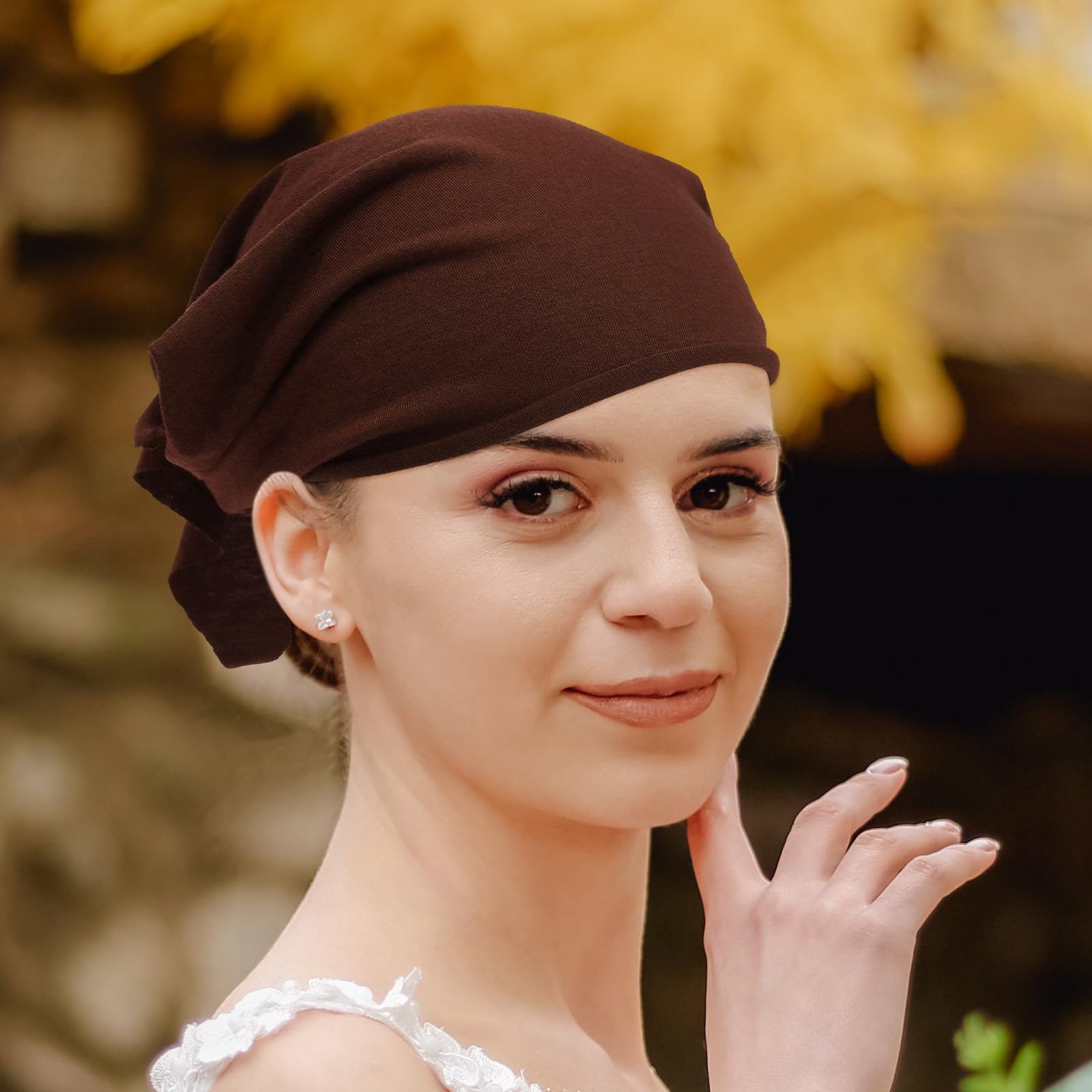 Healvian 6 Pièces Foulards Bandanas Triangulaires en Coton et Polyester pour Femmes, Élastiques, Confortables et Élégants, pour Décorer Cheveux Quotidien