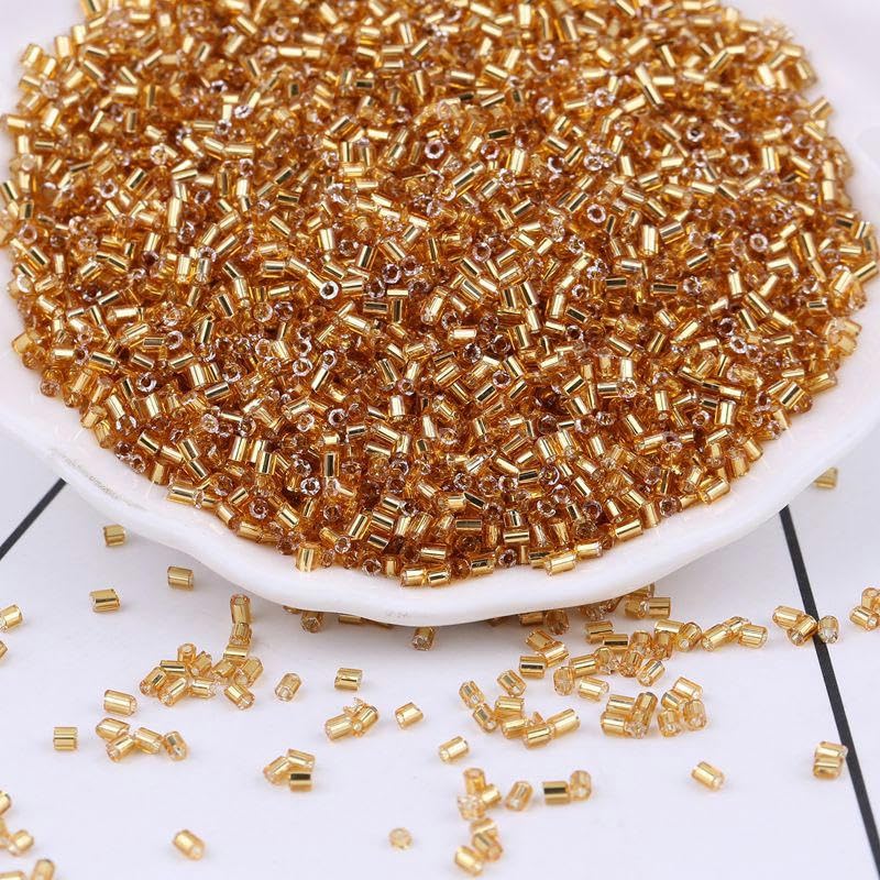 40000 PZ 3 * 2mm Rosa Rossa Perline di Vetro per La Creazione di Gioielli Perline Pony Perline di Riso Mini Perline per Braccialetti Fai da Te Orecchino Artigianale Tubo Fai da Te