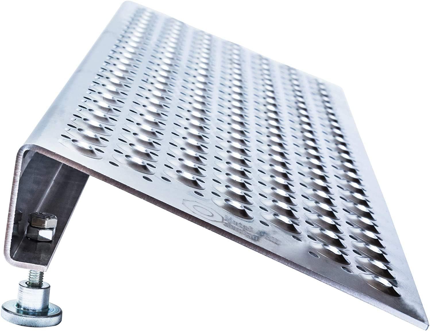 Adjustable ramp for Scooters, wheelchairs and trolleys, Height from 6 to 9 cm. Aluminum