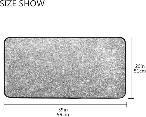 Vista 31 de Gredecor Alfombra de cocina de abeto de invierno, diseño de pájaros, antifatiga, Navidad, invierno, Navidad, decorativo, antideslizante, lavable
