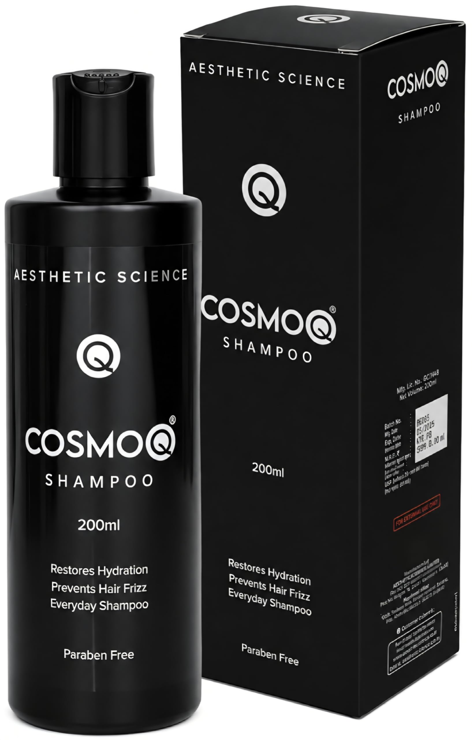 CosmoQ Hydrating Shampoo For Dry & Frizzy Hair | Grow Key | Paraben Free Everyday Shampoo With Hyaluronic Acid, D Panthenol & Avocado Oil | Smooth & Nourish Hair | 200ml-image-39