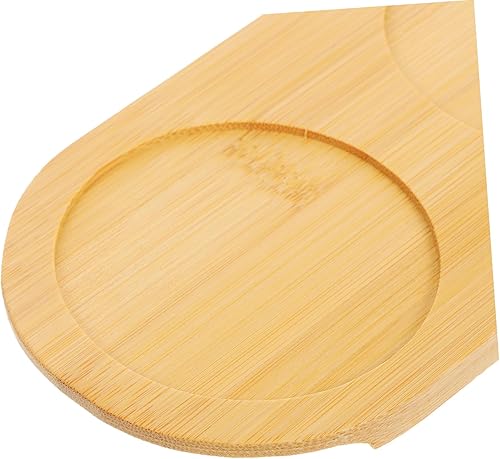 Miniatura 3 de Bandeja de madera de 3 ranuras para vino y cerveza, soporte para bebidas de bambú, diseño antideslizante para fiestas y barras de KTV