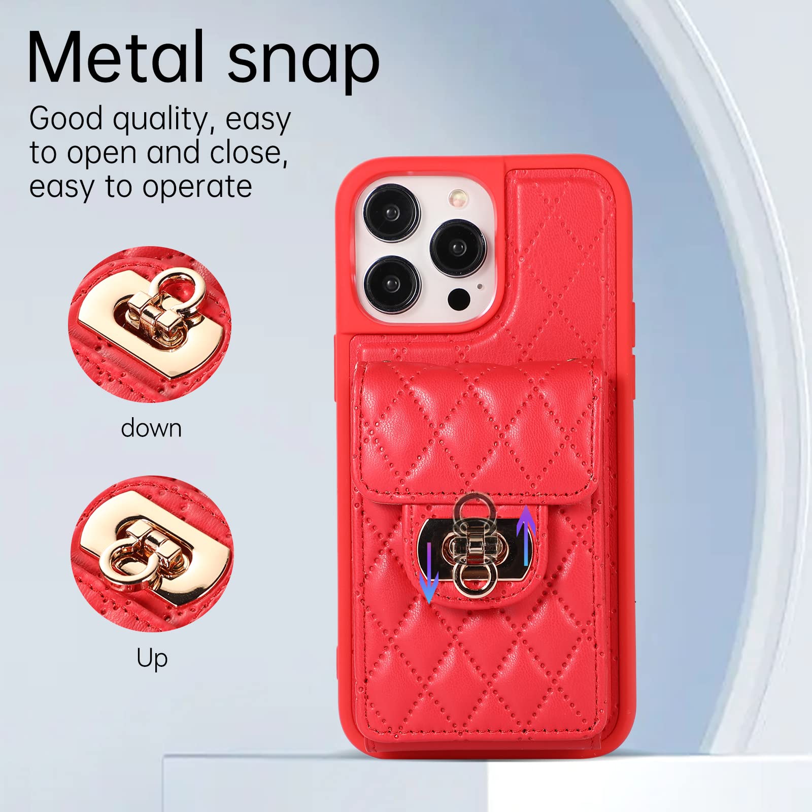 Cover Portafoglio UEEBAI Per IPhone 14 Pro Max, In Pelle PU Con Chiusura Magnetica, RFID, Supporto, Design Farfalla In Rilievo, Antiurto