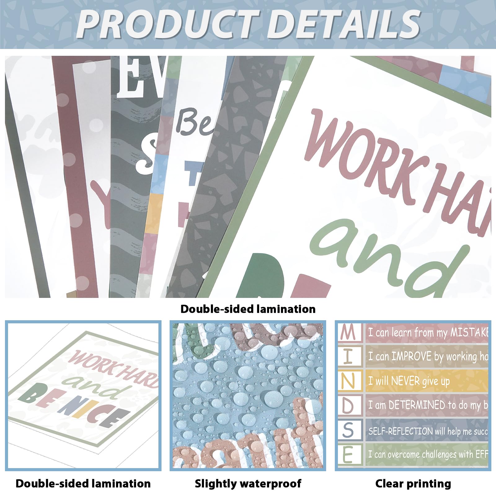 Snapklik.com : 12PCS Motivational Posters For Classroom Decoration ...