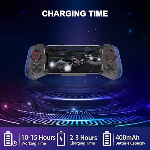 Miniatura 6 de Joso Mobile Game Controller for iPhone Android PC Phone Controller Joystick for iPhone 14 13 12 Pro Max iPad Tablet Galaxy S22 Ultra COD Mobile