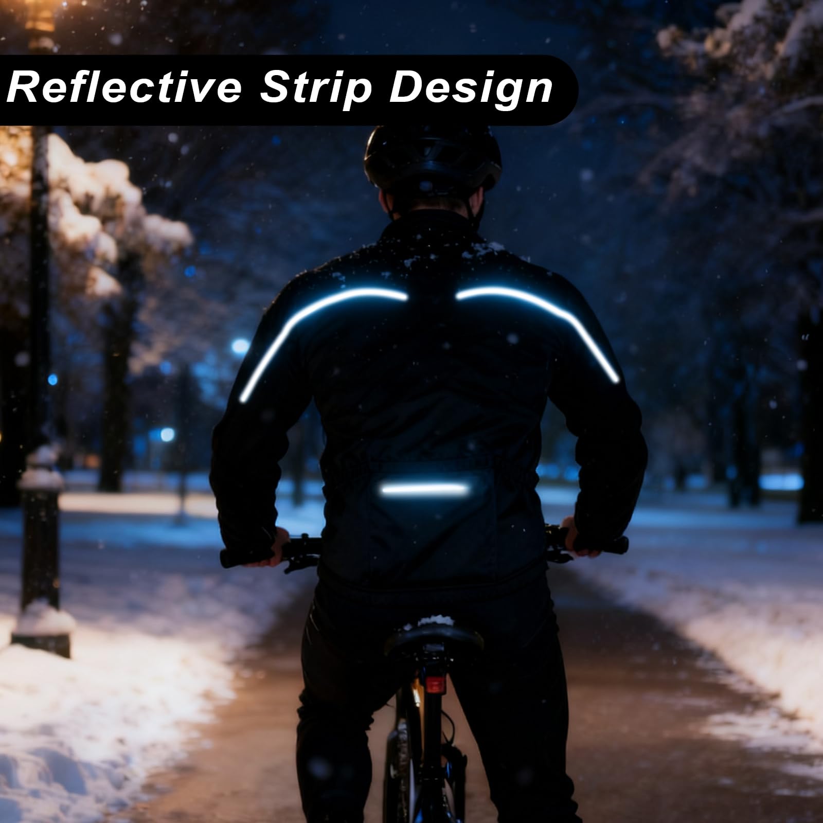 Inverno Warm UP Termico Softshell Ciclismo Giacca Antivento Impermeabile Mens Running Mountain Bike Traspirante Riflettente Cappotto