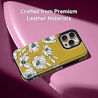 Vista 285 de LETO para iPhone 15 Pro Funda tipo cartera - Tapa tipo folio con patada - Diseños de moda - Tarjetero - Funda protectora para mujeres y niñas - 6.1