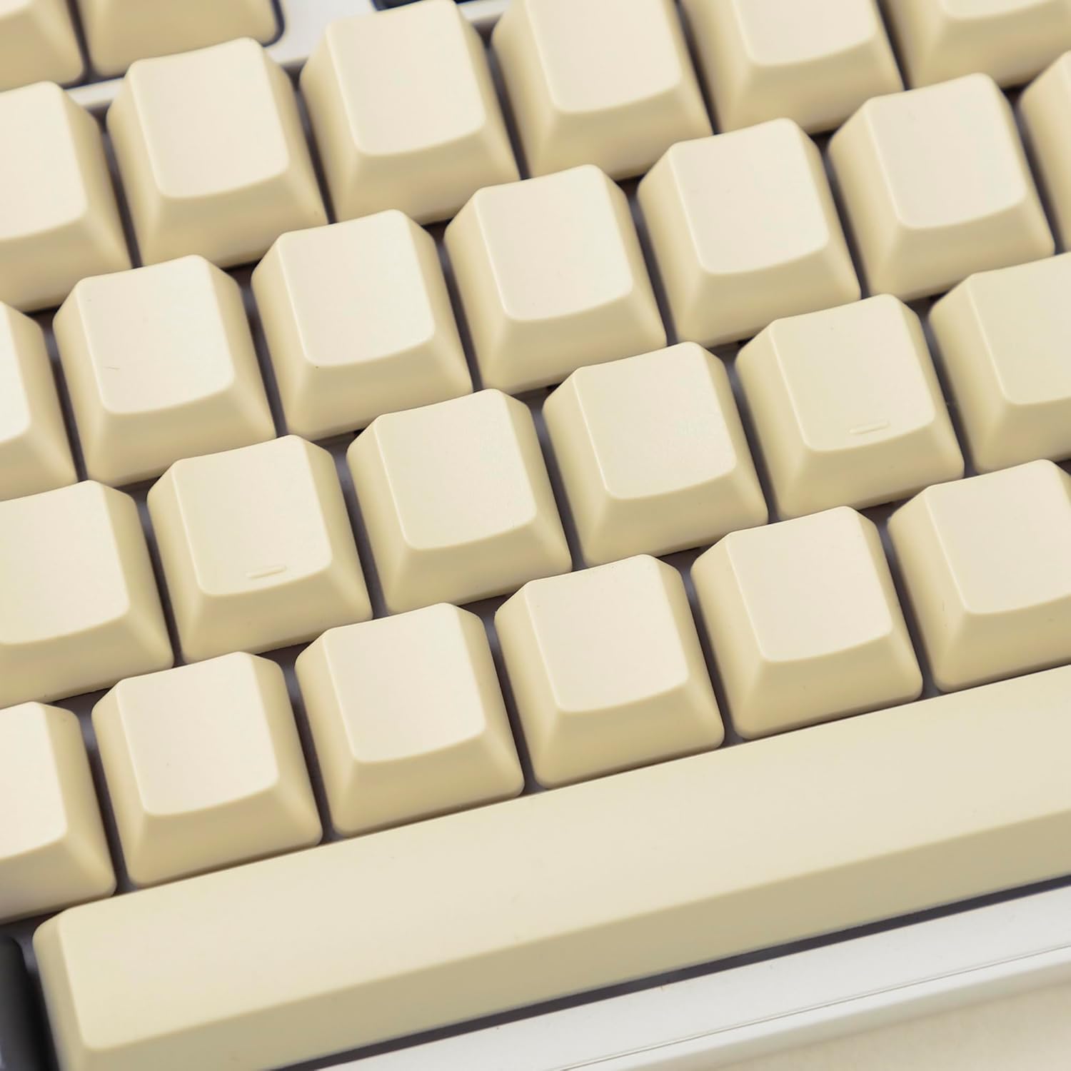 132 Carbon Theme Thick PBT ANSI ISO 1.5mm Thickness Blank Keycaps OEM Profile for 108 104 96 87 84 61 68 GMMK KBD75 KBD67 GK64