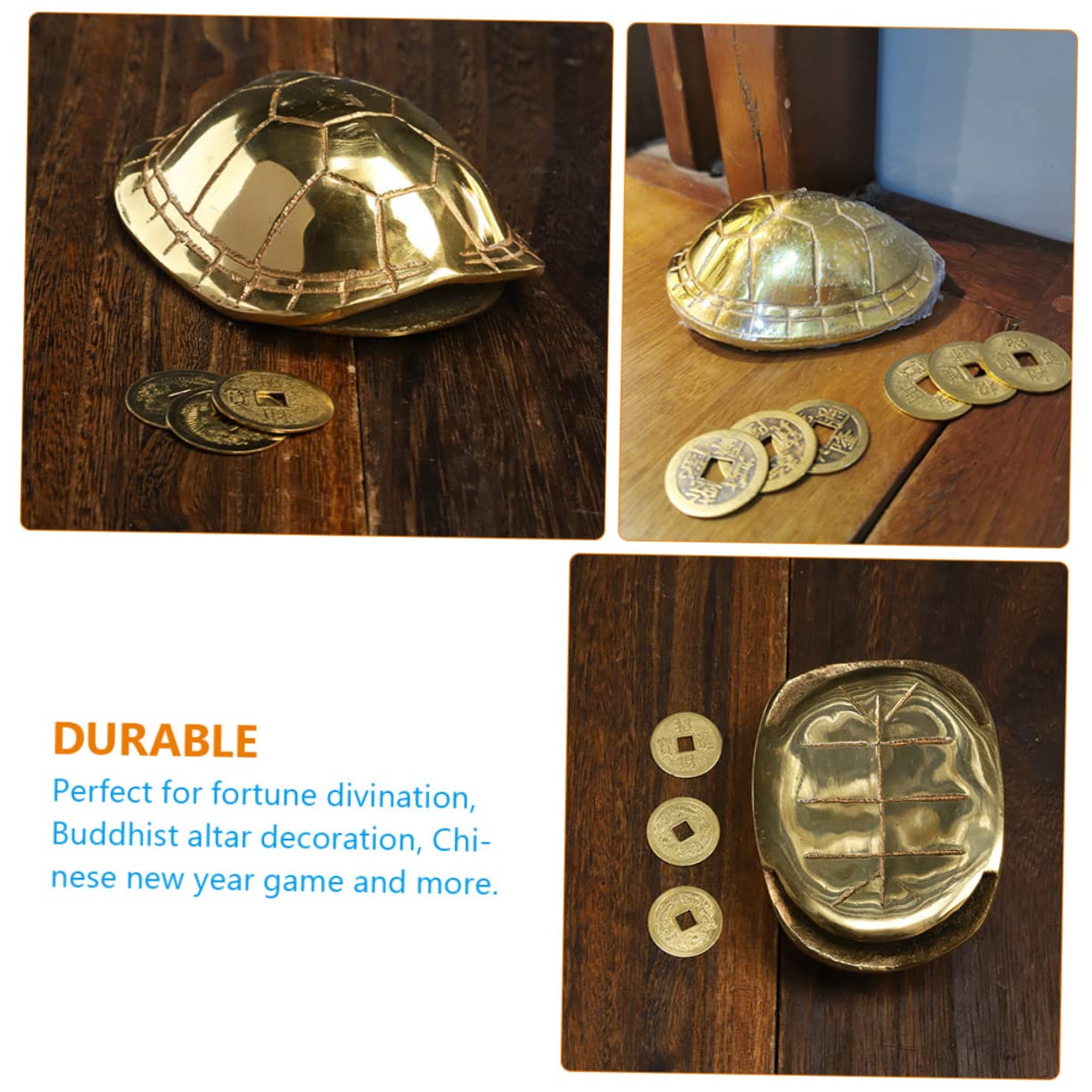 Amazon.co.jp: Zerodeko 1 セット アジア 富 小道具 道具 装飾 伝える テーマ 健康 ゲーム ゲーム シェル 保護 ウィズ  金 占い 銅 運 コイン 中国 装飾 繁栄 小道具 : 文房具・オフィス用品