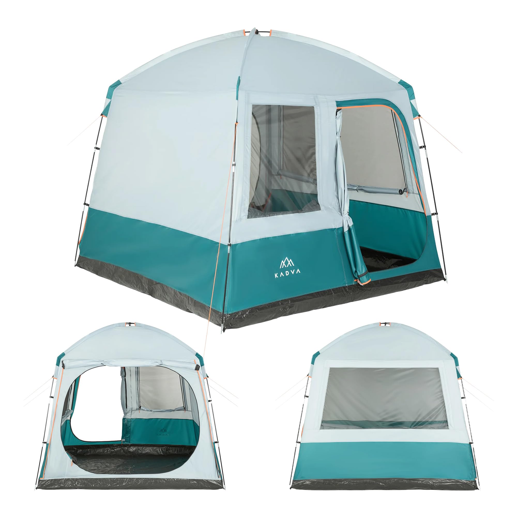 KADVA Kavio Hall Aufenthaltszelt 5 Personen, 240x240x225 cm, wasserdicht