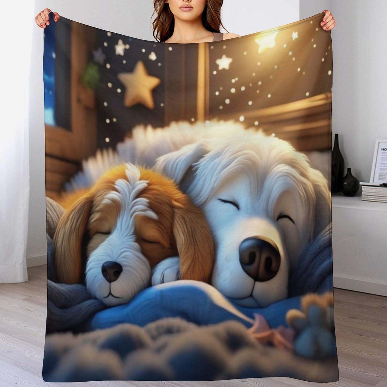 Couverture 100% flannel anti-froid grand format pour toute la famille