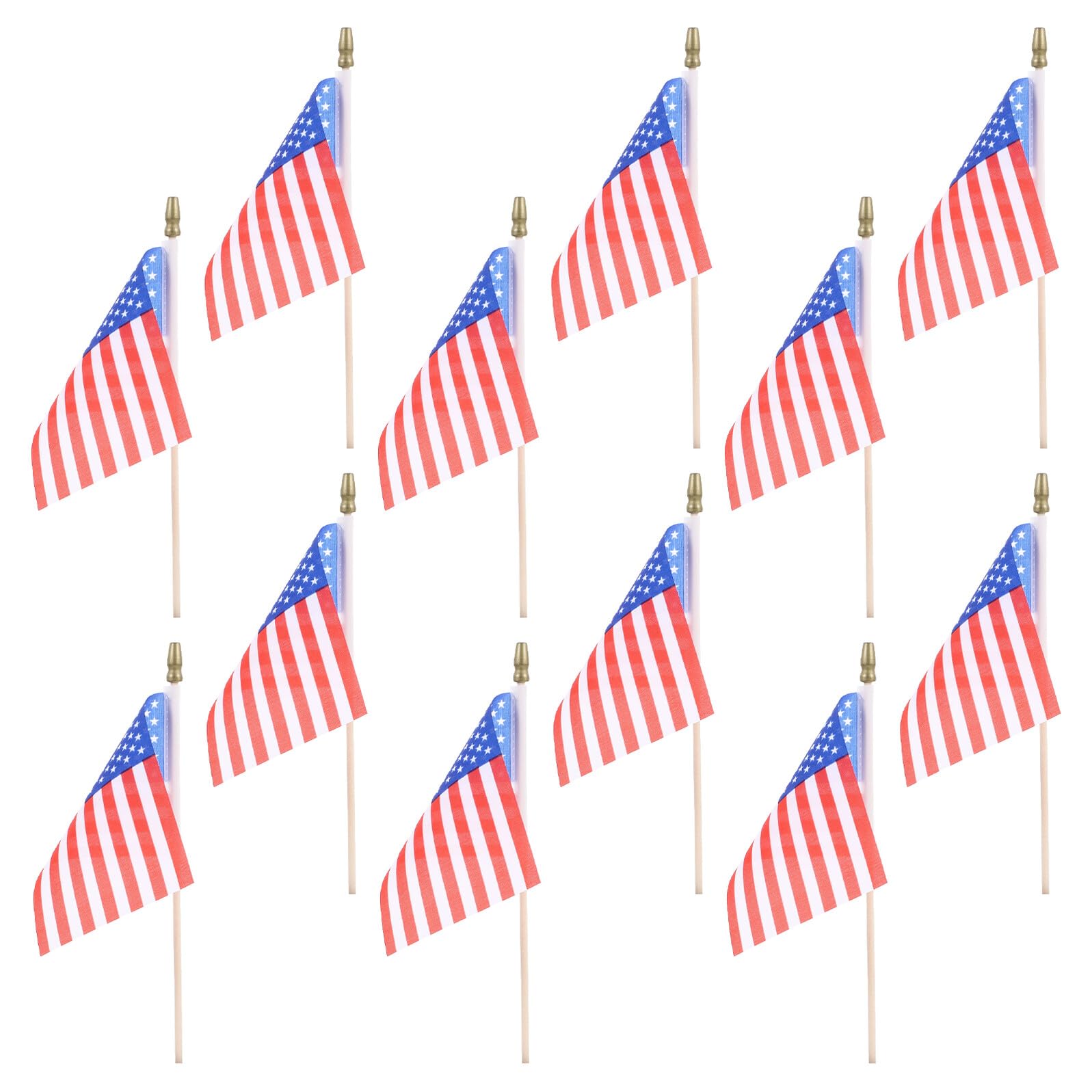 Banderas americanas de mano duraderas que no se rompen ni destiñen en celebraciones