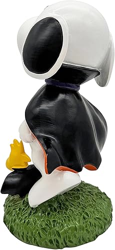 Miniatura 8 de Peanuts® Snoopy & Woodstock Vestida para Halloween Estatua de jardín de 8 pulgadas