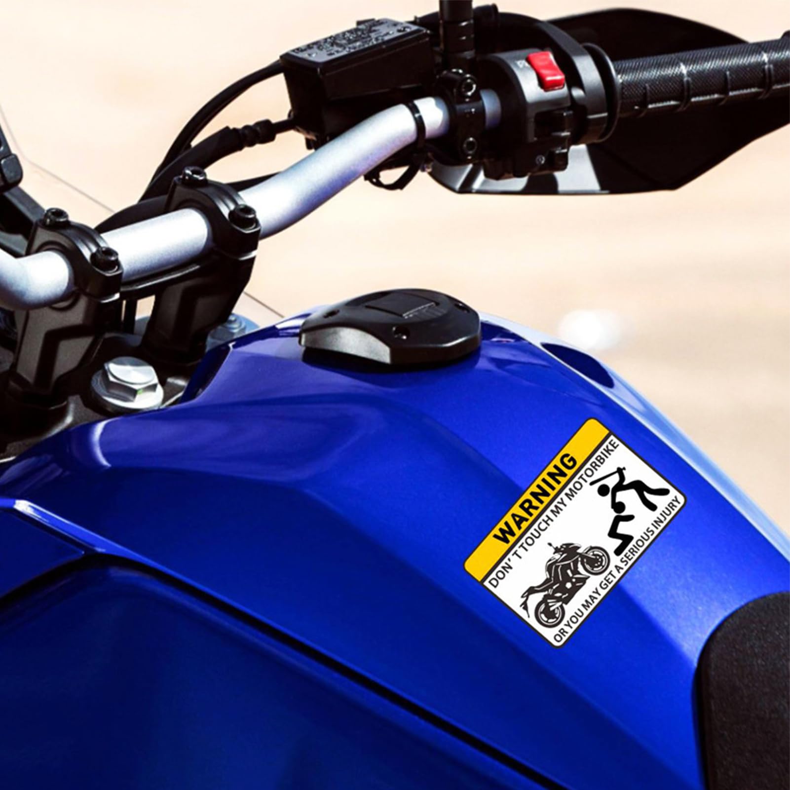 Set Di Adesivi Di Avvertimento, Adesivi Per Auto Con Sistema Di Allarme GPS, Antifurto, Impermeabili, Adesivi Di Avvertimento Di Sicurezza, Adesivi Riflettenti Universali Per Auto Per SUV E Camion (3 - Foto 3