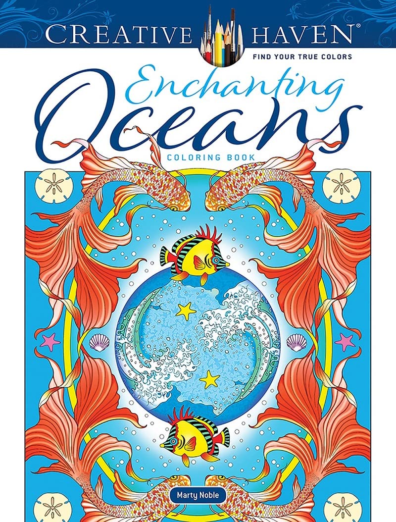 Creative Haven Enchanting Oceans Coloring Book