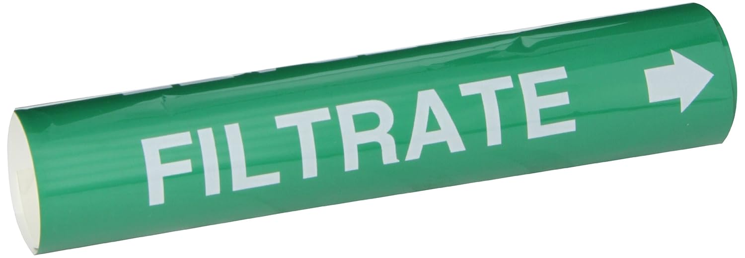 Brady 5819I High Performance Wrap Around Pipe Marker, B689, White