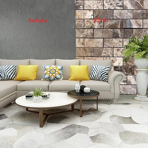 Miniatura 6 de Paneles de pared 3D anticolisión ecológicos de lujo, azulejos de pared de espuma retro, panel de pared autoadhesivo para despegar y pegar, paneles