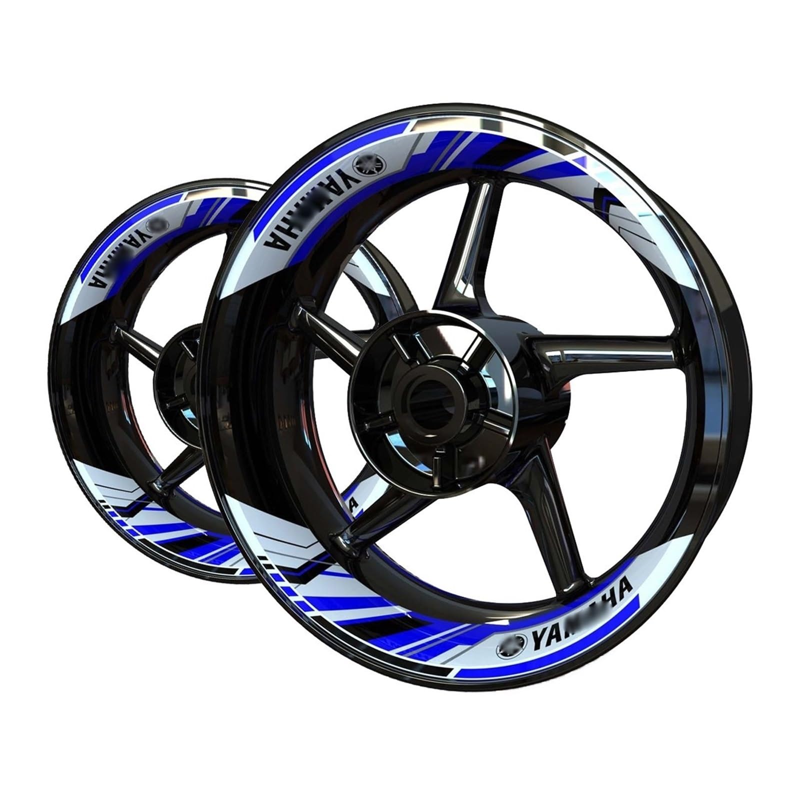 for for YZF for R1 for R3 for R15 R1m for R6 for Mt07 for Mt09 for FZ6 for R15 for Wr450f for Hp4 Sticker Wheel Rim Decal(4)