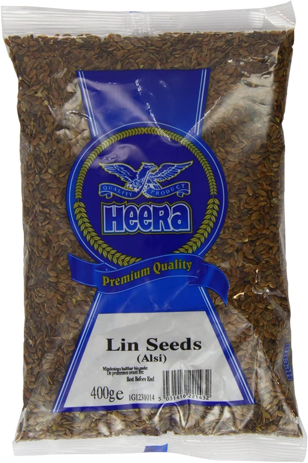Heera Alsi Seed (Linseed ) 400g (Pack of 1) A Powerhouse of Nutrition