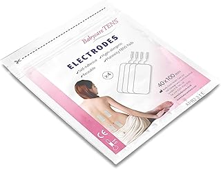 Babycare TENS Original Replacement electrode pads for Elle TENS, Maternity and Labour TENS machines. Large Pads 40x100mm pack of 4, ideal for childbirth.
