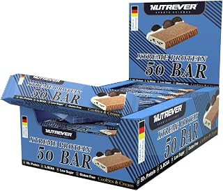 NUTREVER Xtreme Protein Bar - Cookies & Cream, 24 