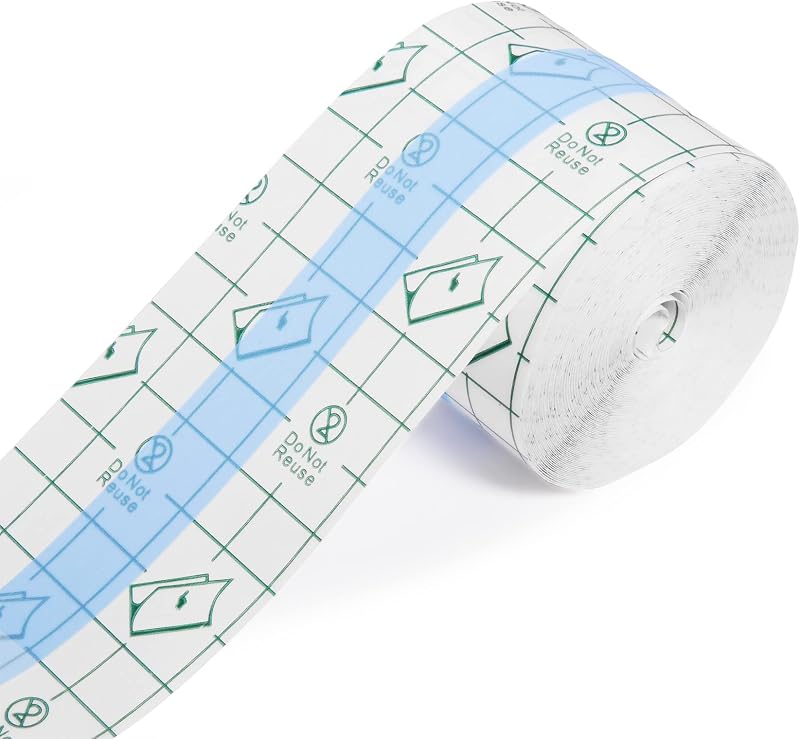 OBTANIM Película Adesiva Transparente para Cuidados Pós-Tatuagem, Impermeável e Flexível, 5,08 cm x 10 m