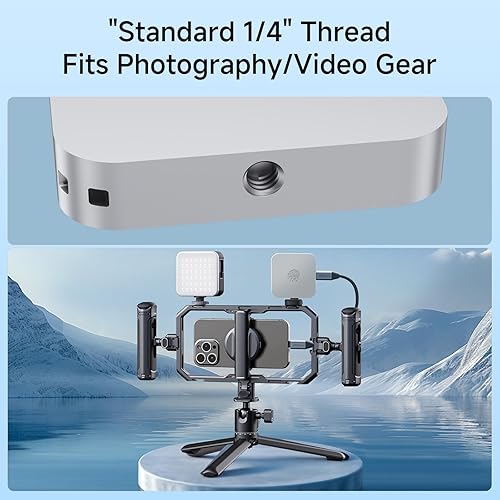 Miniatura 5 de fanxiang SSD portátil magnético de 1 TB, SSD externo con USB 3.2 Gen 1 tipo C y anillo magnético, almacenamiento compacto para iPhone 1615,