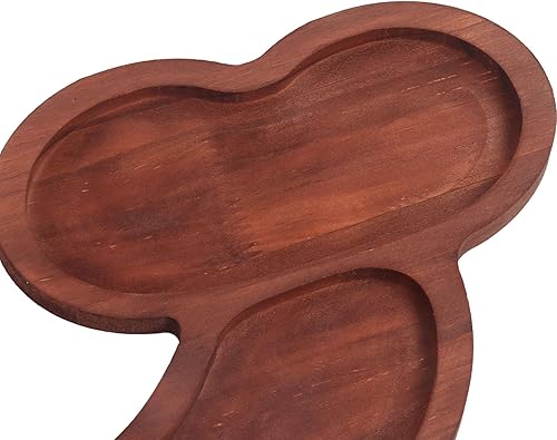 Miniatura 6 de Tabla de aperitivo, tabla grande de charcutería tipo C, tablas de queso de madera novedosas, cubiertos divertidos para cocina, vino, carne, servir