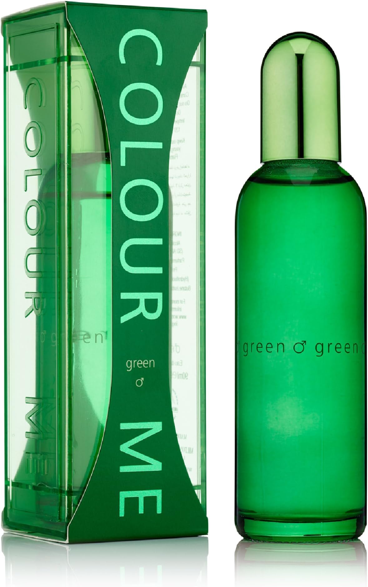 Colour Me | Green | Eau de Toilette | Fragrance Spray for Men | Oriental Fougere Scent | 3 oz