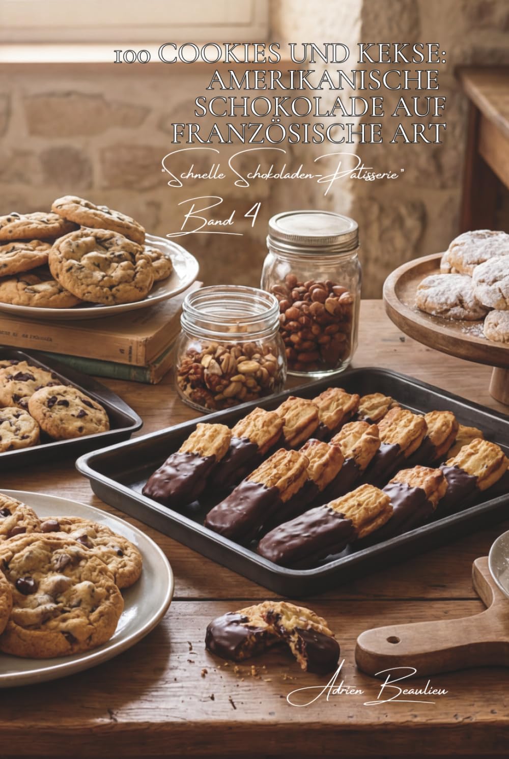 100 cookies und kekse: amerikanische schokolade auf französische art: schokostückchen, mürbe, knusprig… cookies an unseren geschmack angepasst ... schnelle schokoladen-patisserie (8 bücher))
