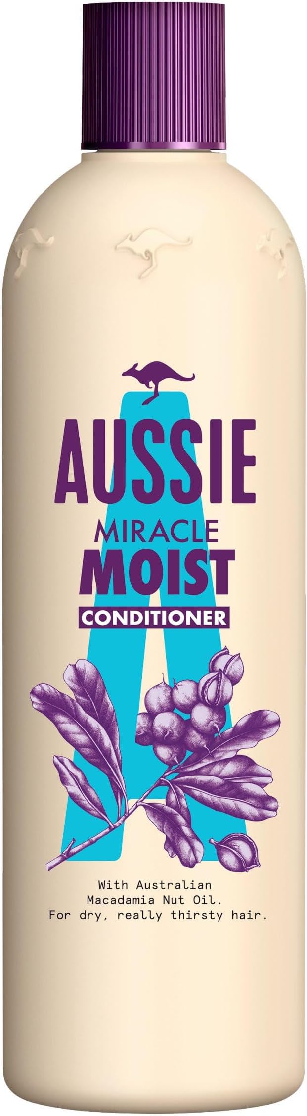 Aussie Miracle Moist Conditioner 490 ml for Dry Thirsty Hair (Conditioner)