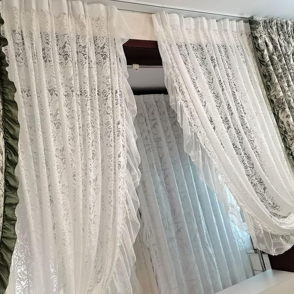 Wytrzymały zestaw sufitowy z białego aluminium, do dzielenia pokoju, 110 m, regulowana, podwójna, k, zapewniająca prywatność, w salonie i sypialni, 250 cm