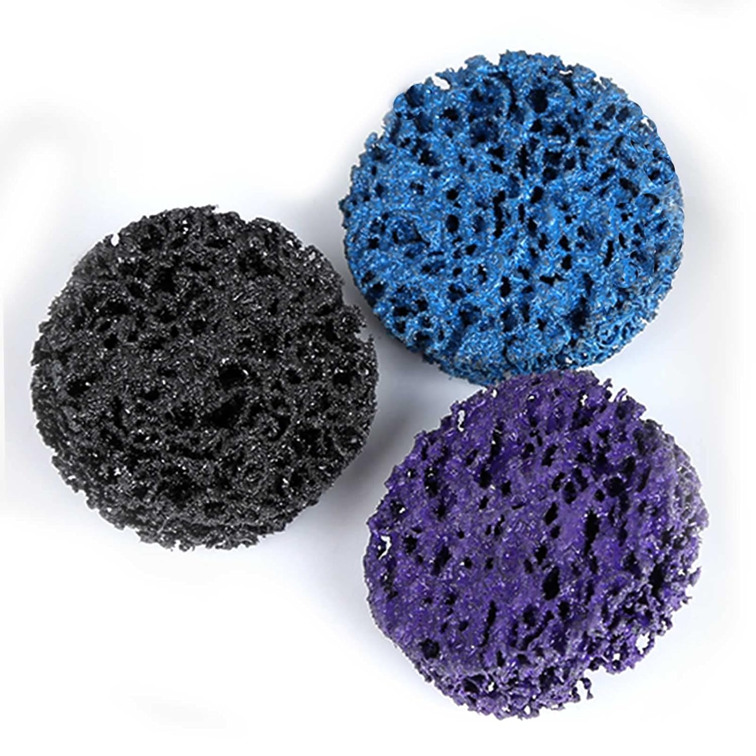 15 Pcs 2 Inch Roloc Strip Abrasive Discs for Rust Removal and 3 Grits from Coarse to Fine for Steel Grinding 2 Pcs 1/4 Inch Shank Quick Change Disc Pad Holder Included: Tools & Home Improvement