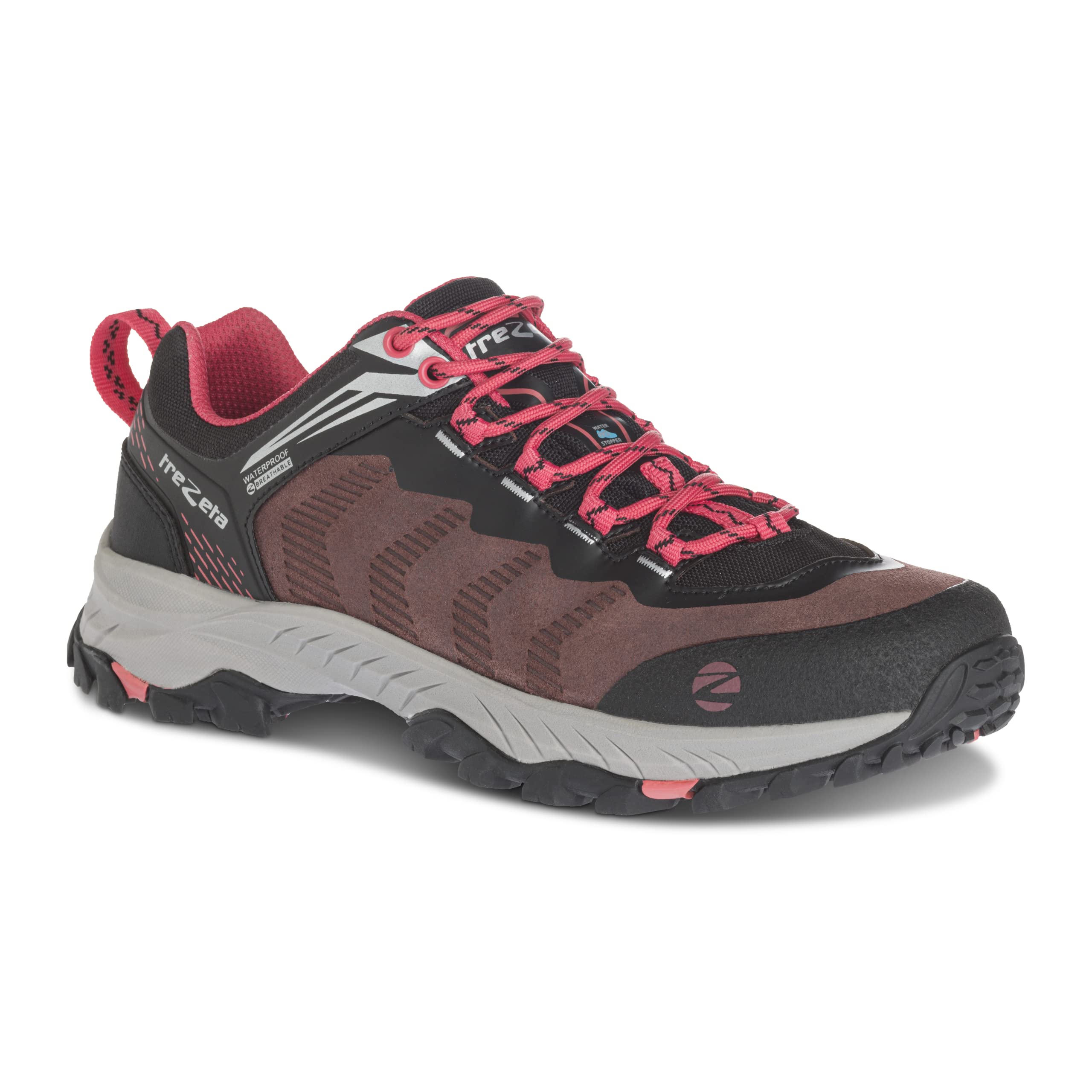 Trezeta Women Hype W's Wp Trail Running Shoe, Prune Rose, 9 UK