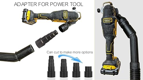 Miniatura 7 de Kit adaptador de manguera de vacío – Adaptadores de accesorio de vacío compatibles con la mayoría de aspiradoras – Adaptador de manguera de piscina