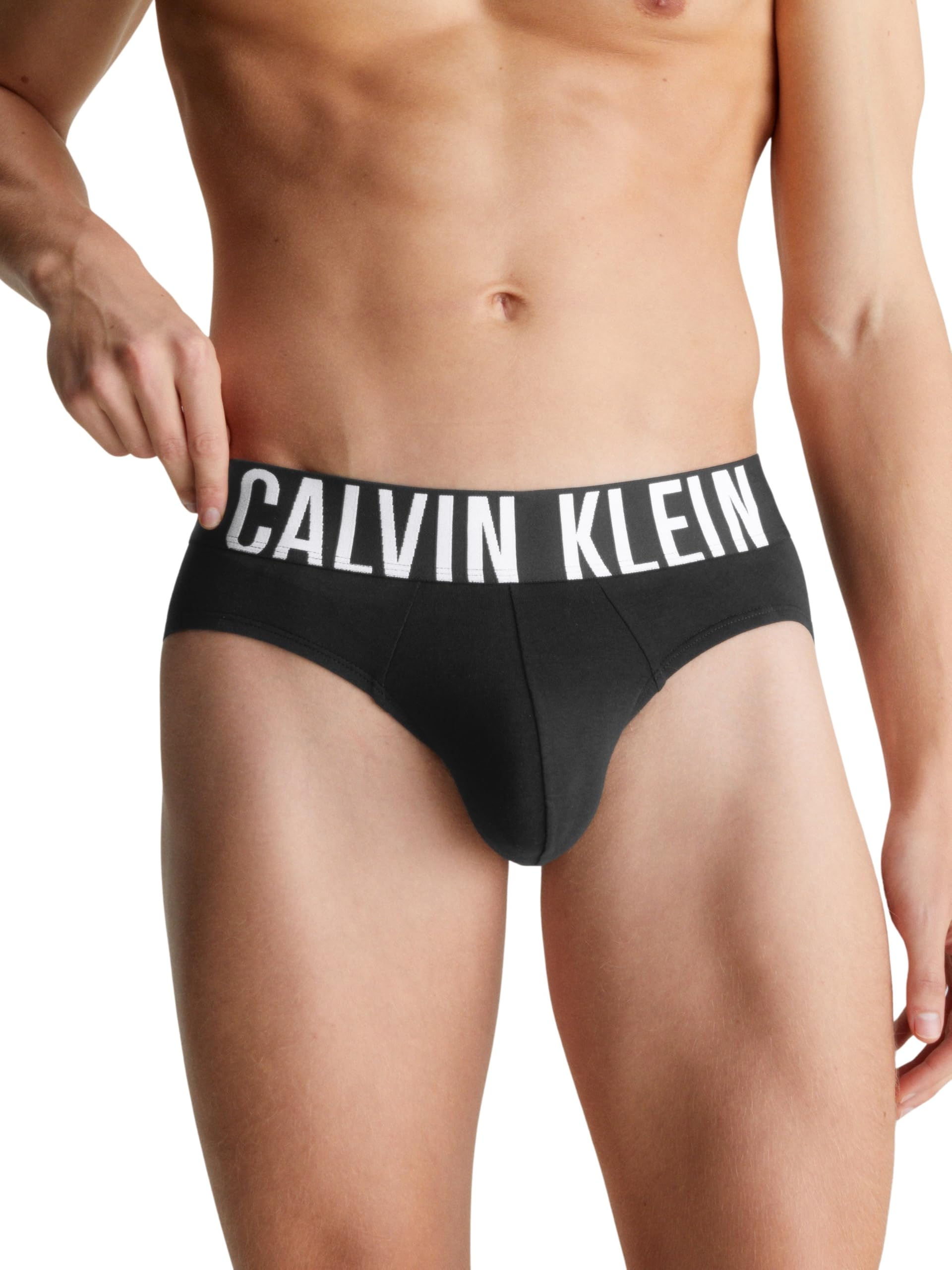 Calvin Klein Hip Brief 3pk 000nb3607a Slip a Vita Bassa Uomo (Pacco da 3)