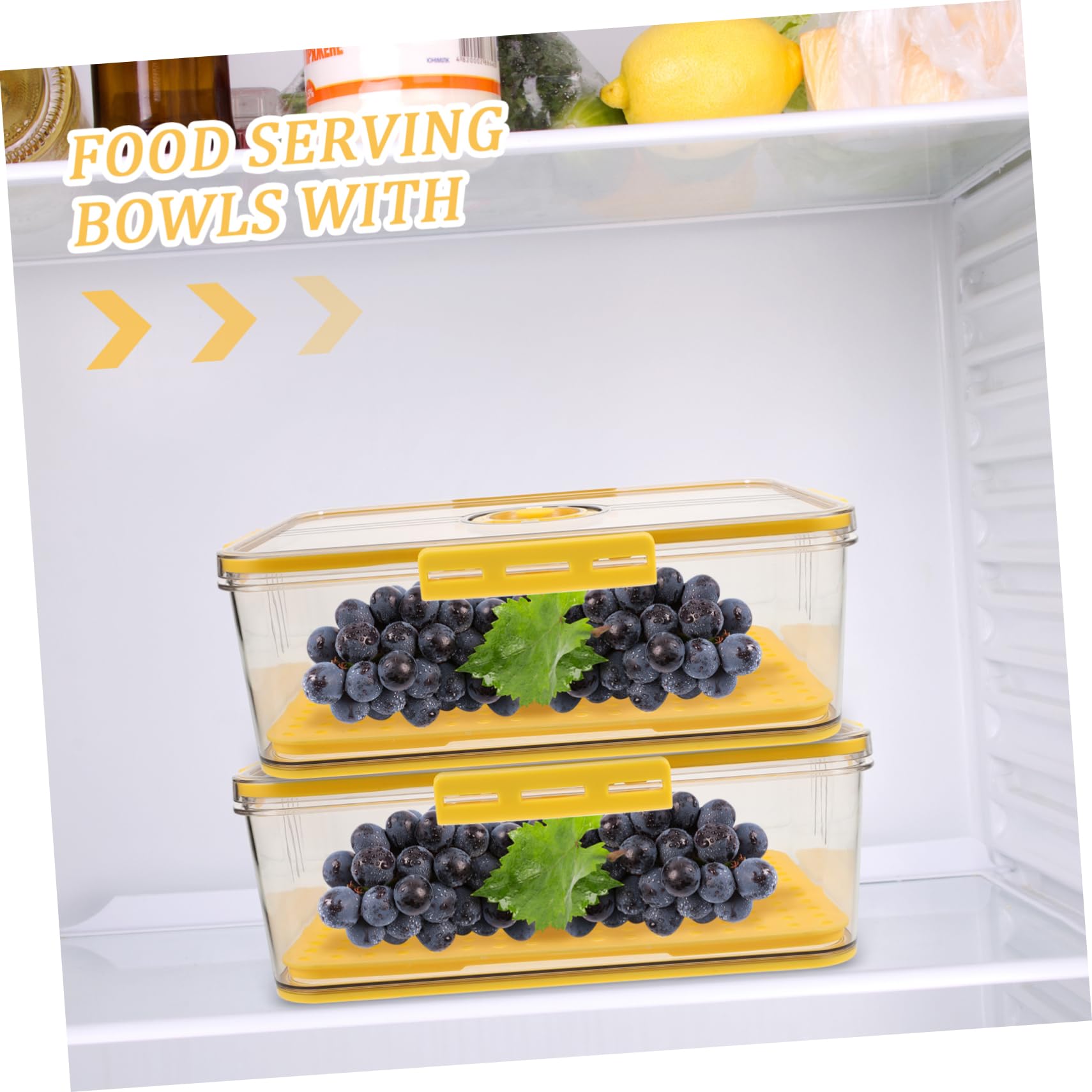 PRETYZOOM Caja Pan Registro Transparente Tostadas Refrigerador Soporte Alimentos Almacenamiento Cuentas Pan Refrigerador Caja Almacenamiento Hogar Alimentos Tazones Comer Tapa