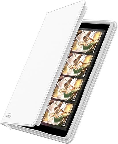 Miniatura 3 de Funda para cubierta Quadrow Zipfolio Xeno de 8 bolsillos, color blanco