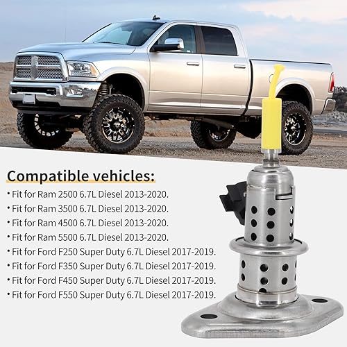 Miniatura 3 de Inyector de líquido de escape diésel 04627241AF compatible con Dodge Ram 6.7L 2013 2014 2015 2016 2017 2018 2019 2020, reemplaza 04627241,