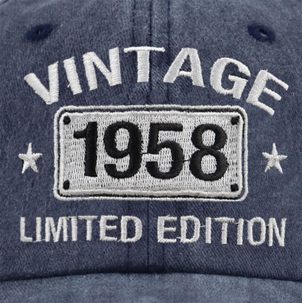 Vintage 1964 1963 1962 1961 1960 1959 1958 1957 1956 1955 Limited Edition Adjustable Embroidered Baseball Cap - Image 2