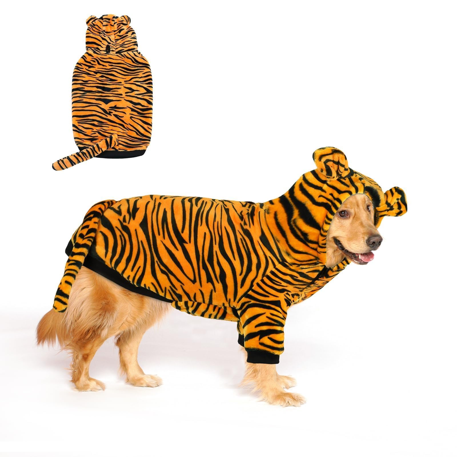 HOTUMN Large Dog Tiger Costumes