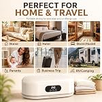 Portable Clothes Dryer, Compact Quiet Drying Machine with Adjustable Timer, Fast Dry for Apartment, RV, Travel, Small Spaces