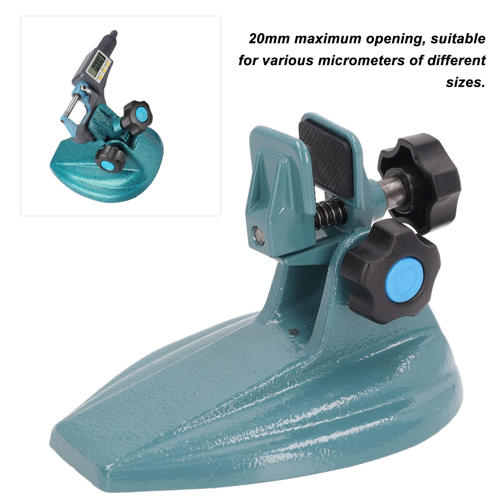 TANIQIACA Adjustable Alloy Steel Micrometer Stand for Diverse Measurement Needs