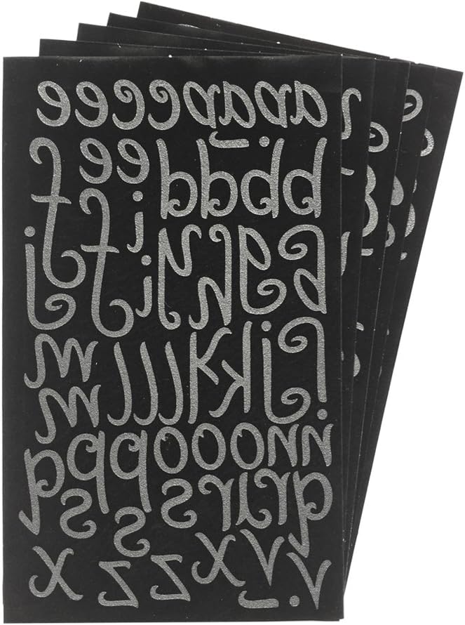 Amazon.com: Magfok Iron-on 1.5 Inch Letters for Clothing Flock ...