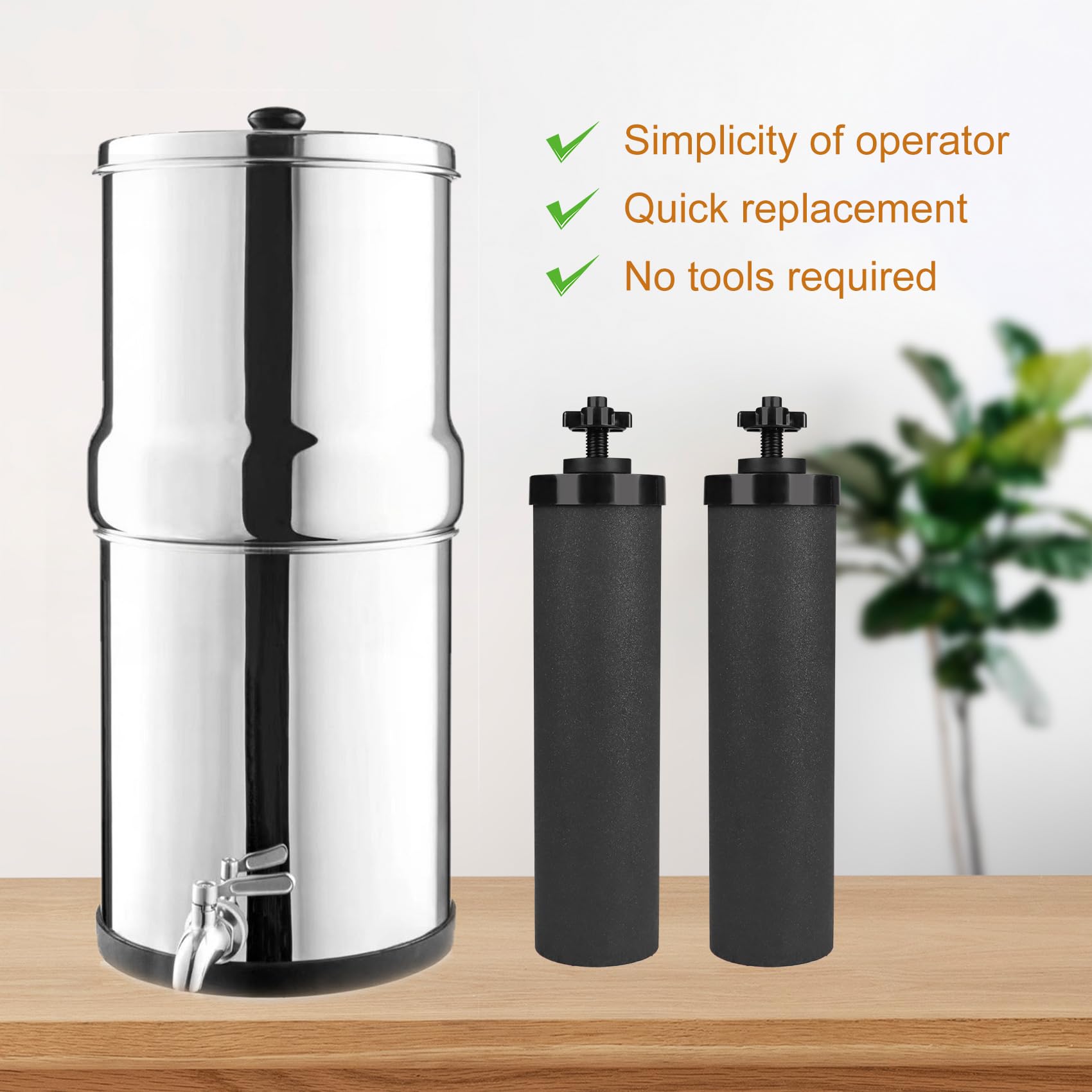 Renami Lot De 2 Filtres à Eau De Rechange 1 Micron Pour