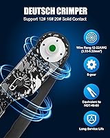 Vista 4 de JRready DW5007-02 - Kit de conectores Deutsch, conectores eléctricos automotrices DT de 2, 3, 4, 6, 8 y 12 pines, herramienta de crimpado Deutsch