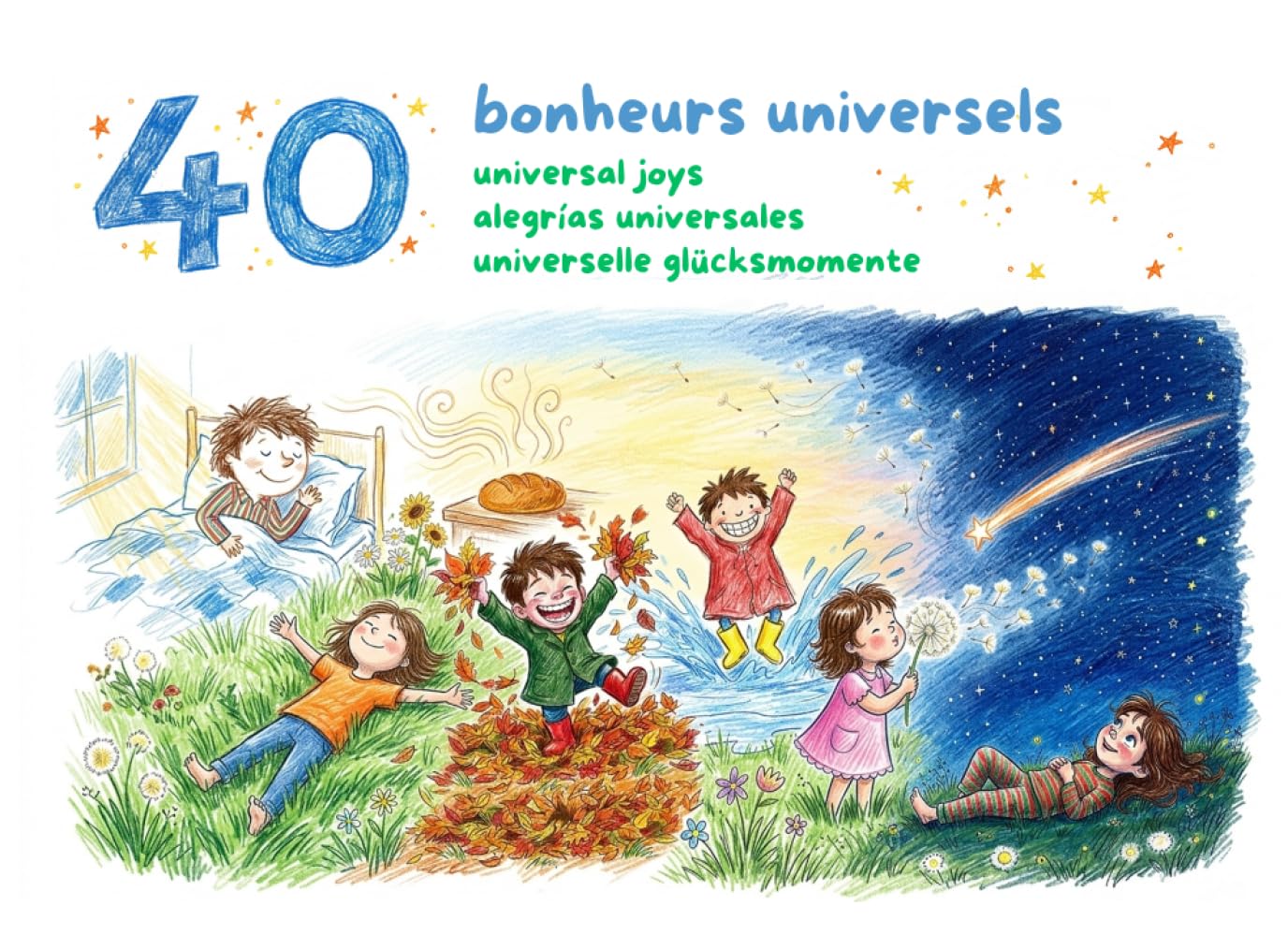 40 bonheurs universels: Le monde va mieux quand on fait attention aux petites choses.