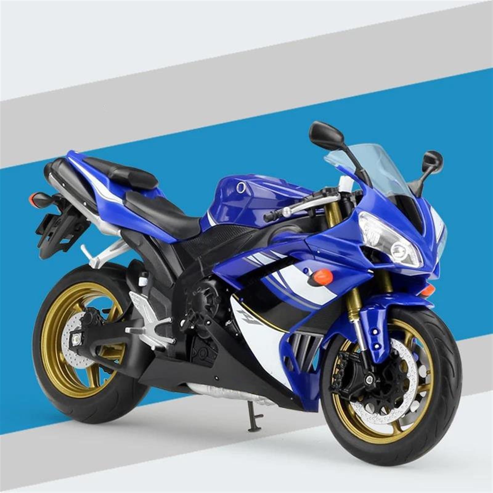 SEYXF Motorbike Toy 1/10 for Y-AMAHA YZF R 1 Motorcycle Simulation Diecast Model Collection Gift(with Retail Box)