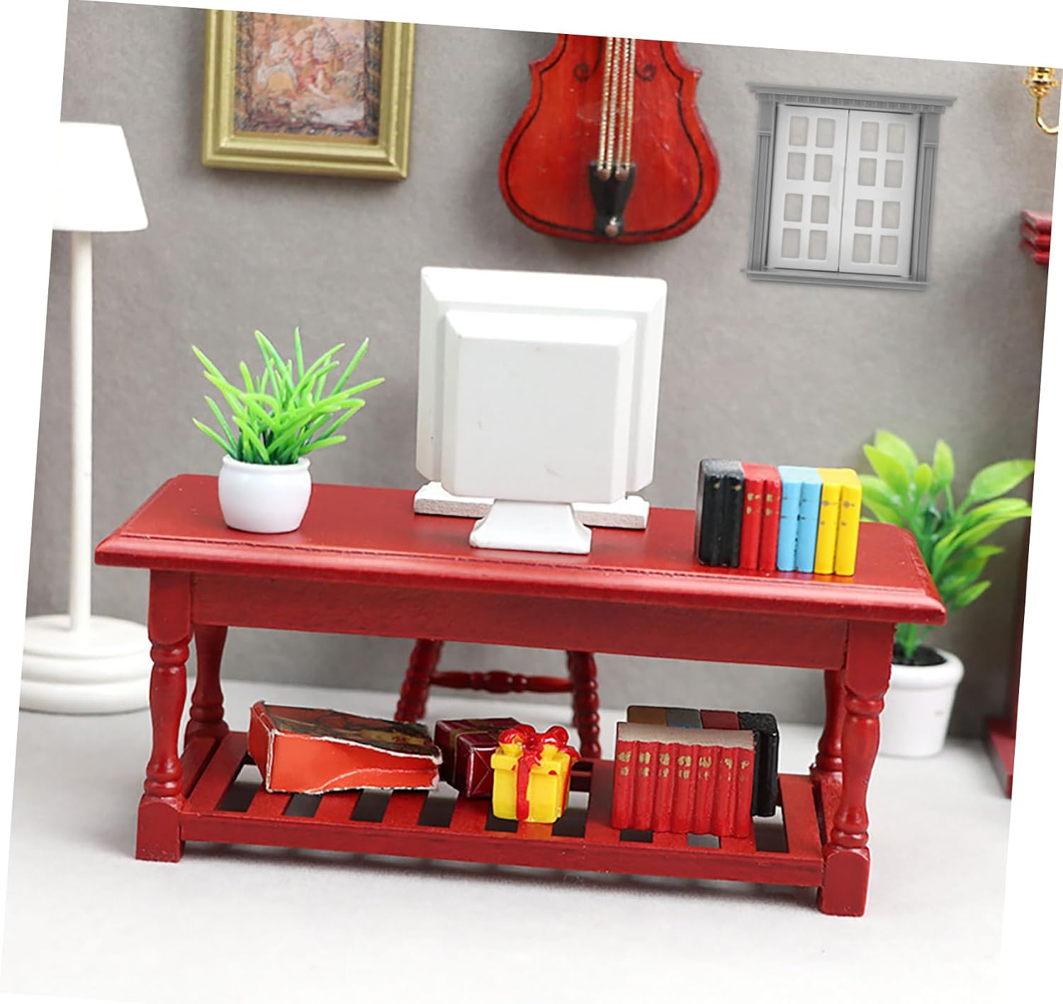 1Set DIY Miniature House Kit Doors Windows and Fences for Creative Sand Table Model Architecture
