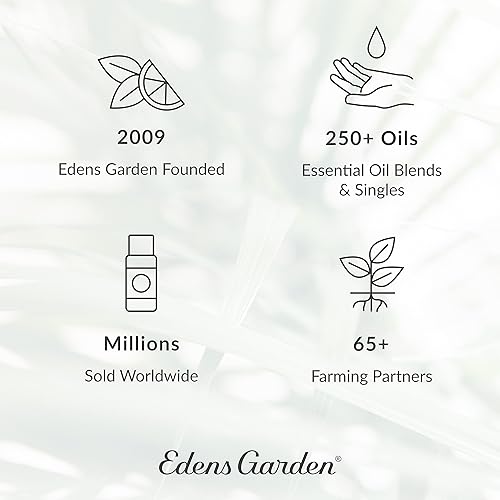 Miniatura 2 de Edens Garden Juego de 6 aceites esenciales para aliviar el estrés, 100% puro, grado terapéutico, mezclas de aromaterapia sin diluir para relajación,